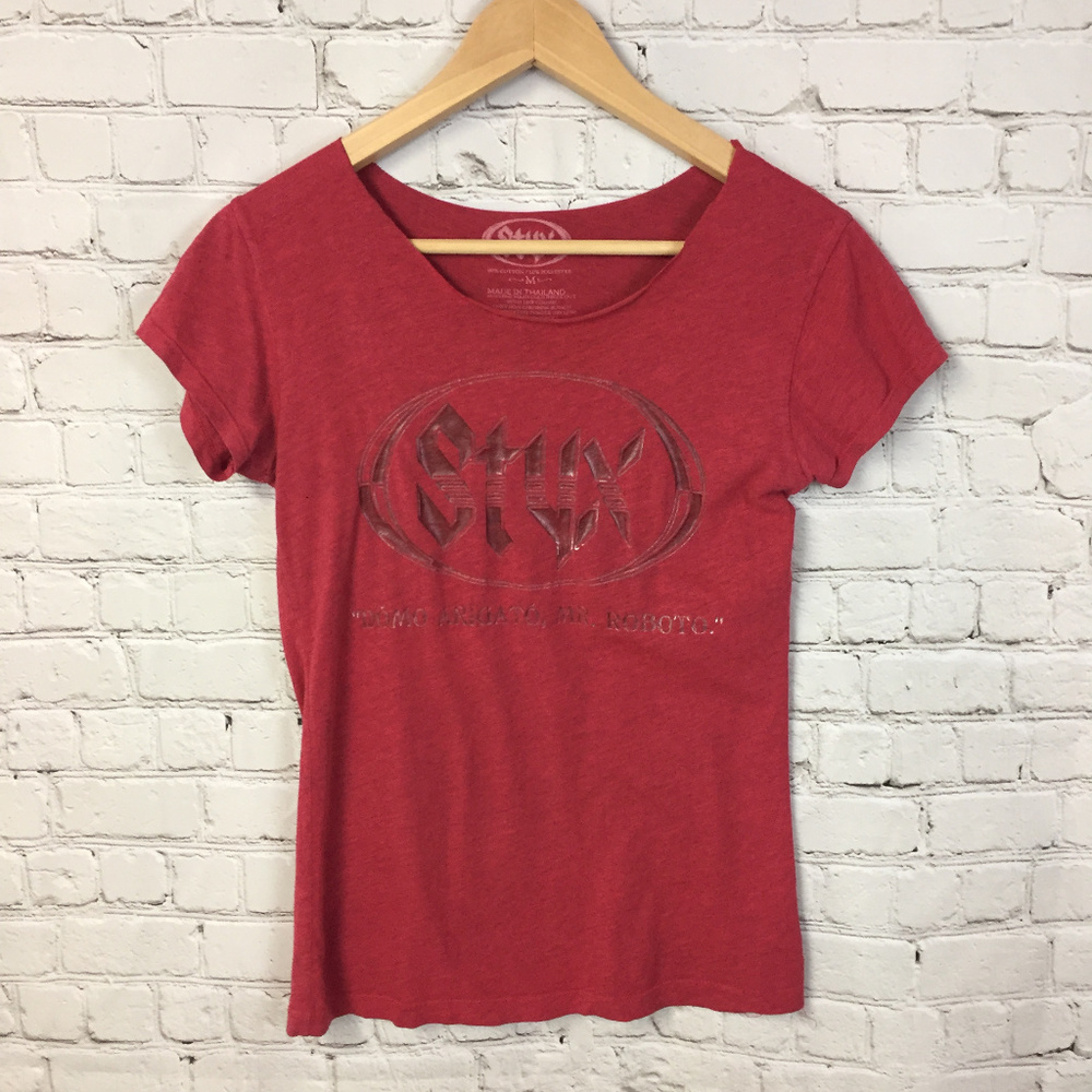 Styx | Domo Arigato Mr. Roboto Women's Band Tee M